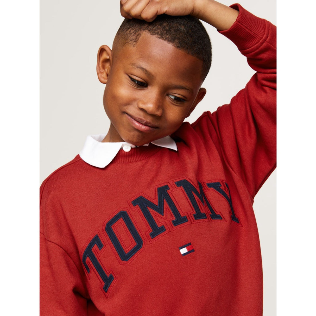 Tommy Hilfiger Dark Magma Varsity Embroidery Crewneck 4