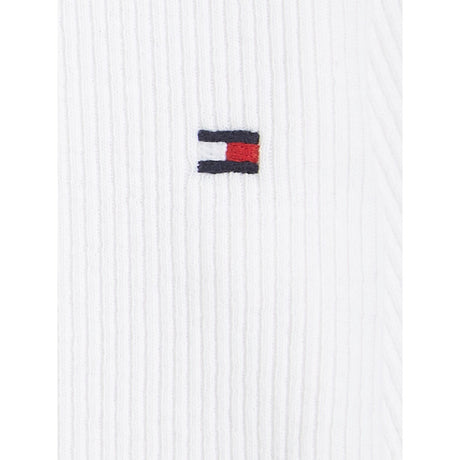 Tommy Hilfiger White Rib Bodysuit Ls Ls 2