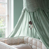 Sebra Green Sebra Cloud Bed Canopy, dusty green