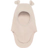 Huttelihut Almond Peach  Balaclava Ears Cotton Fleece