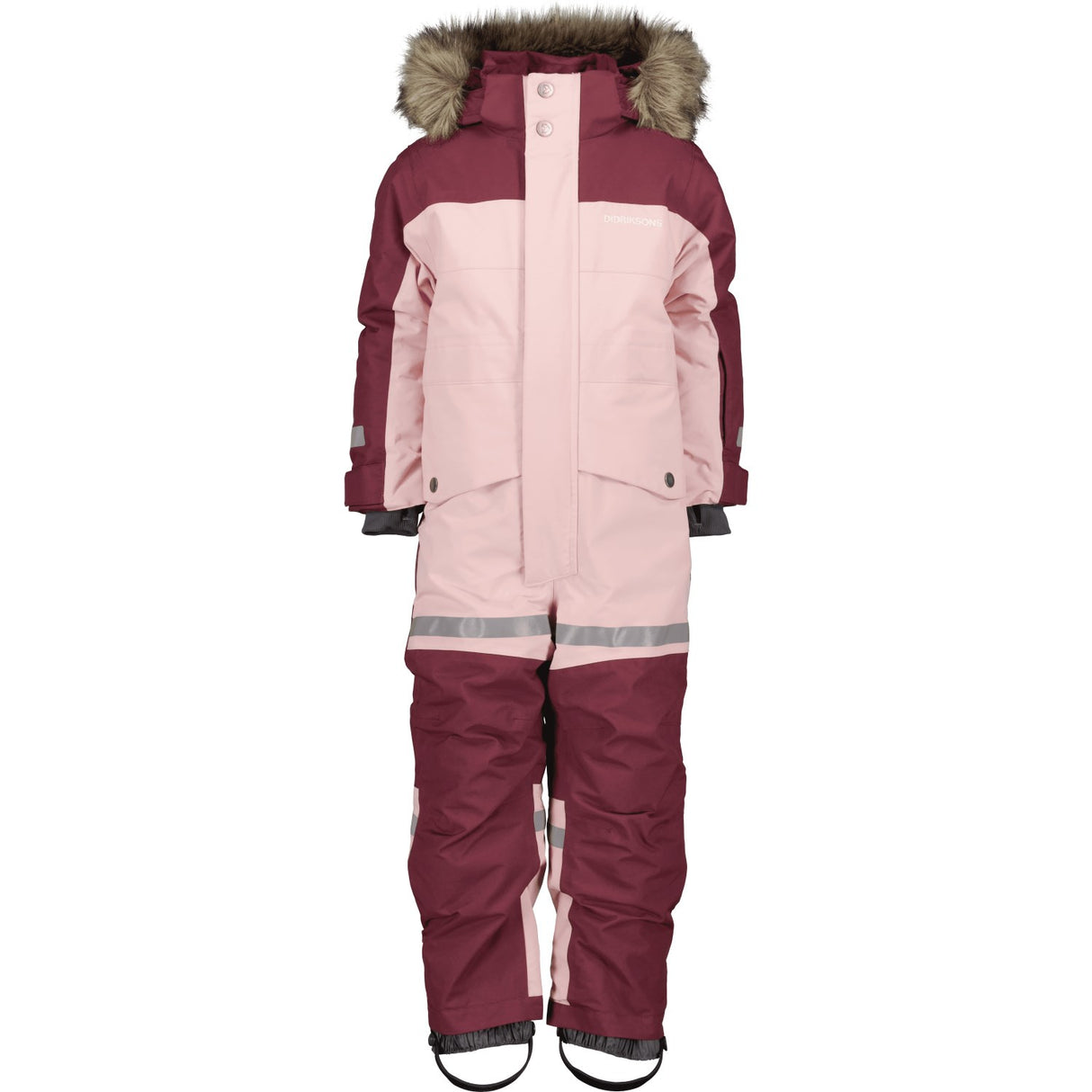 Didriksons Dusty Pink Bjärven Kids Coverall 8