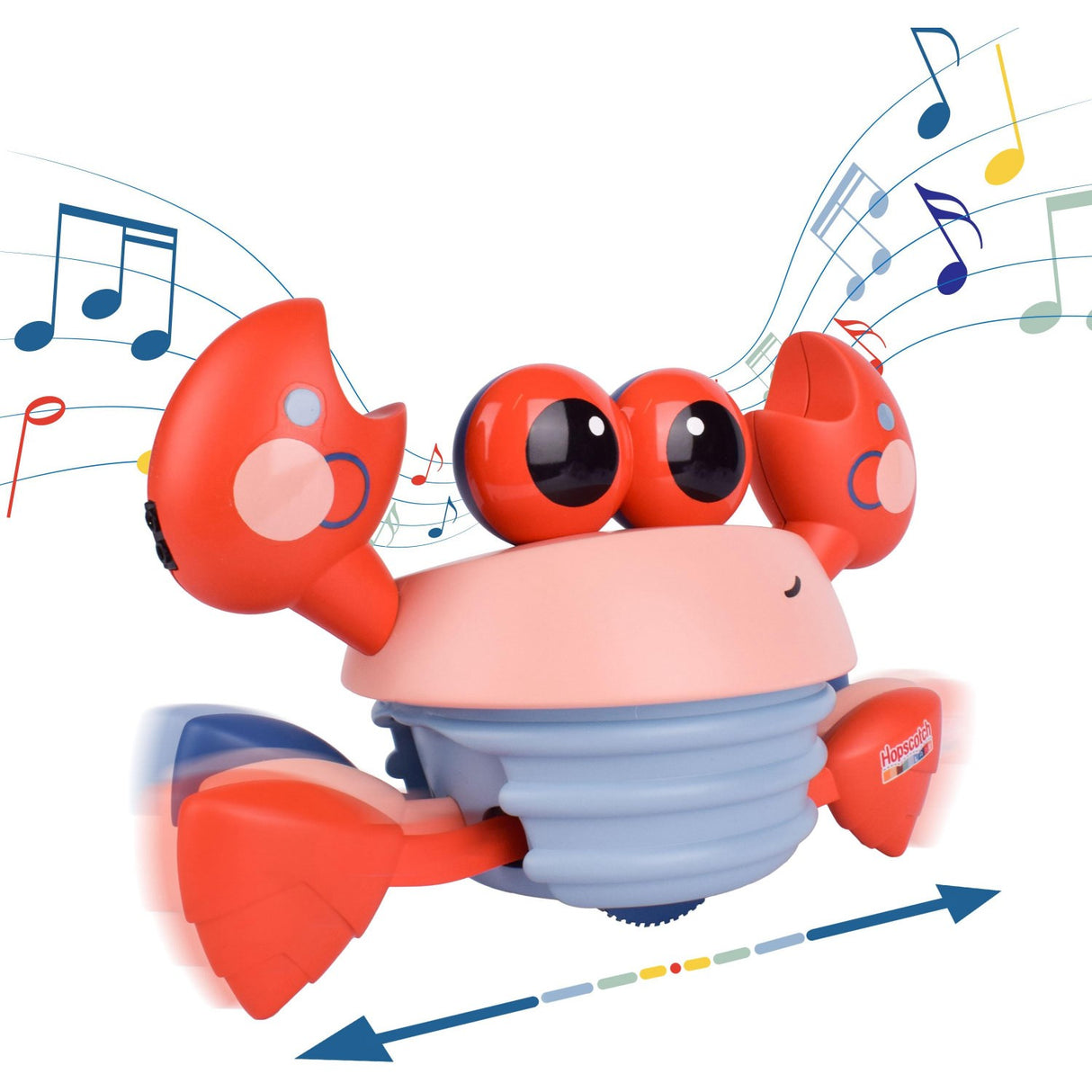 Happy Baby Crawling Crab with Music