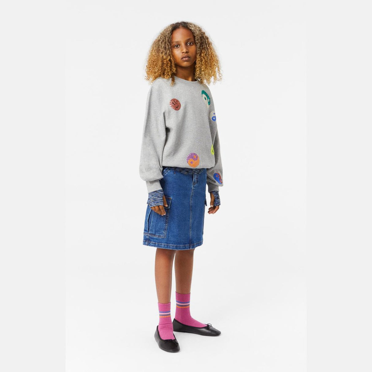 Molo Grey Melange  Marge Crewneck 3