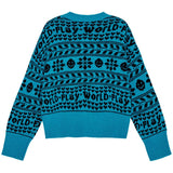 Molo Peacock Blue Gilly Cardigan 4