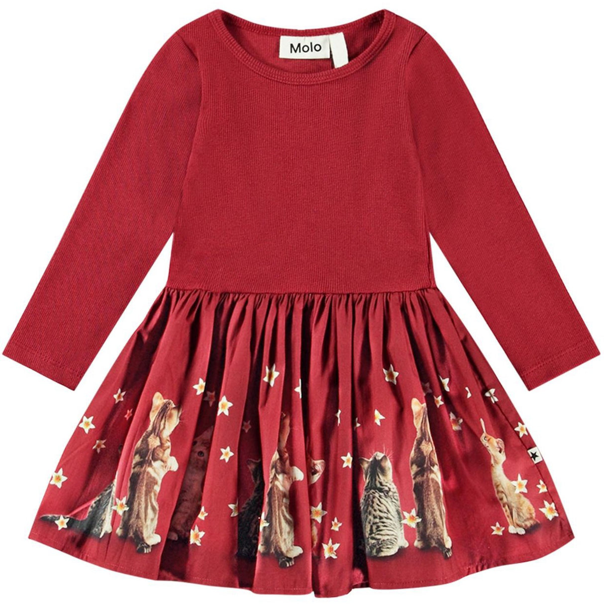 Molo Velvety Kittens Candi Dress