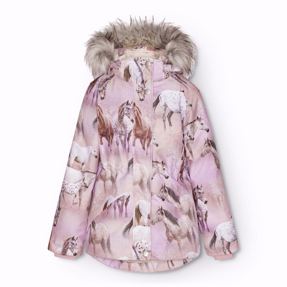 Molo Dreamy Horses Cathy Fur Jacket 9