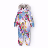 Molo Gradient Bloom Polaris Fur Snowsuit