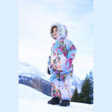 Molo Gradient Bloom Polaris Fur Snowsuit 2