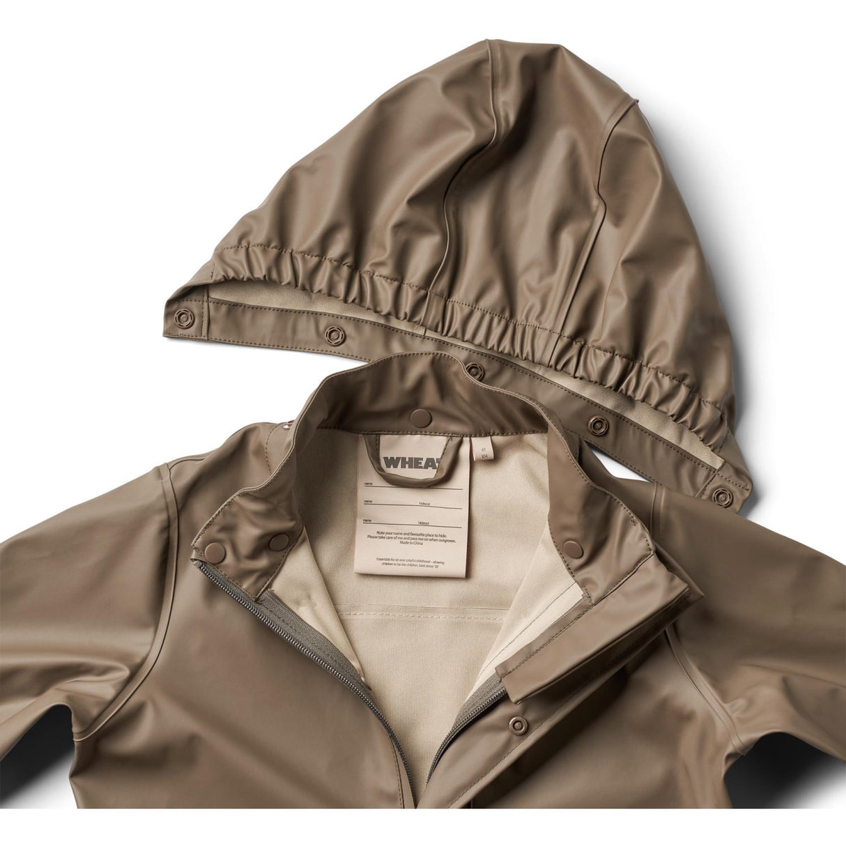 Wheat Dry Wood Rainwear Ollo Jacket