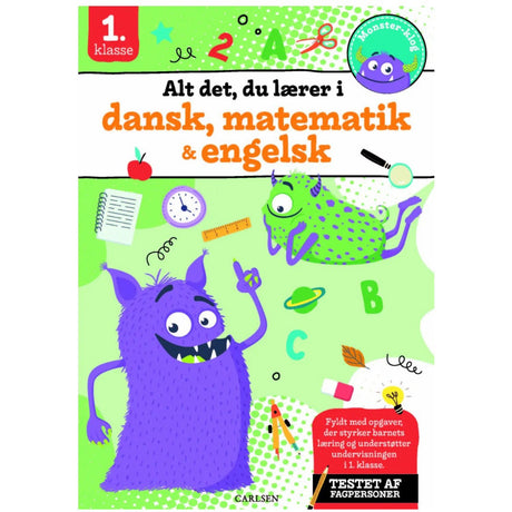 Forlaget Carlsen Alt det, du lærer i dansk, matematik & engelsk - 1. klasse