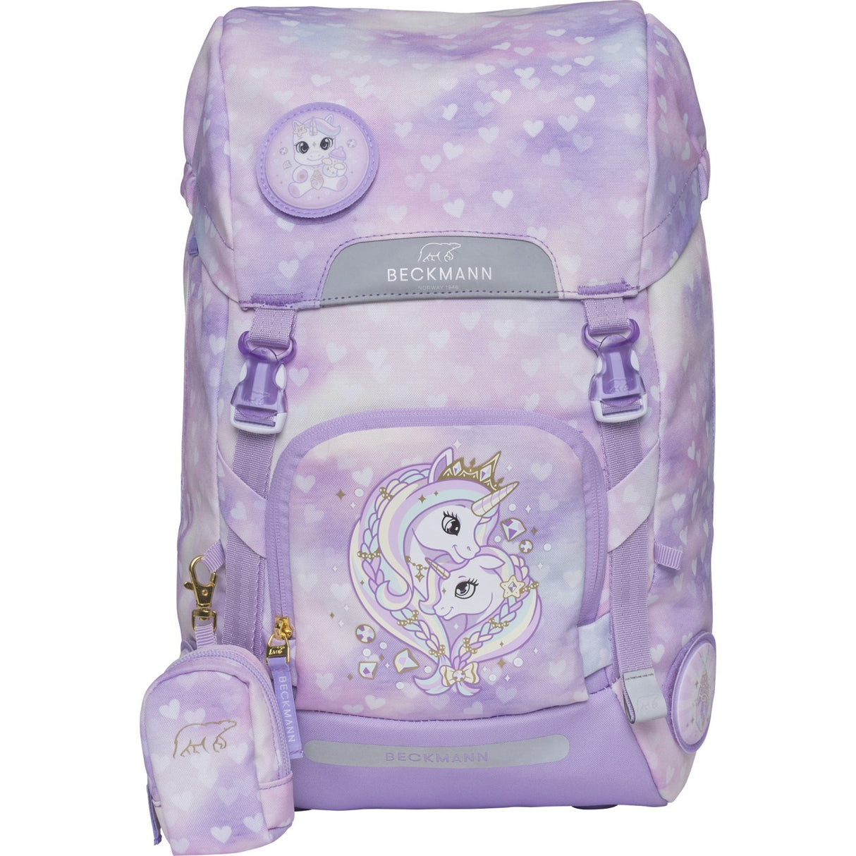 Beckmann Unicorn Princess Purple Classic Maxi School Bag