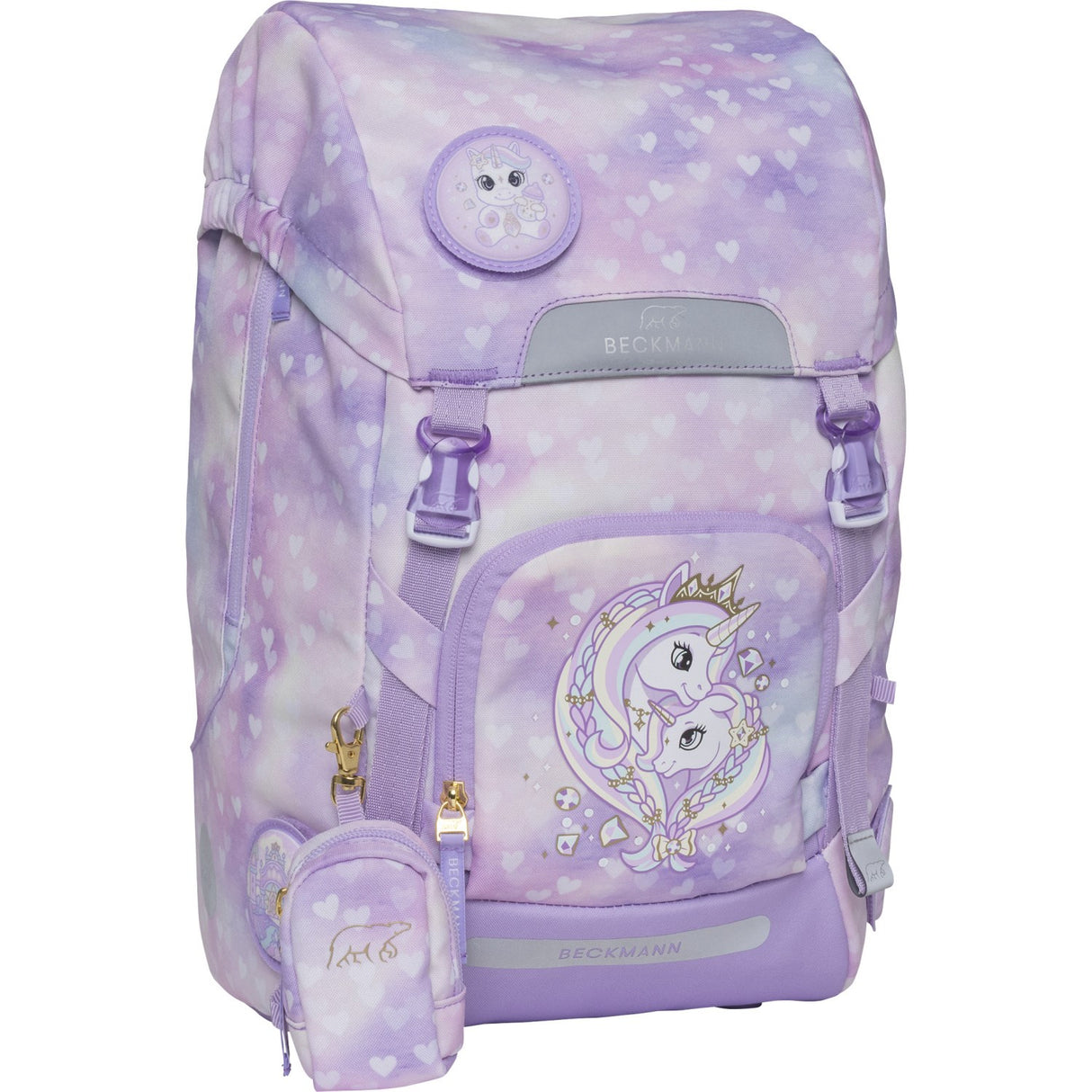 Beckmann Unicorn Princess Purple Classic Maxi School Bag 3