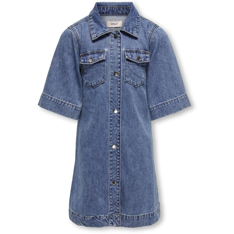 kids ONLY Medium Blue Denim Tova Denim Dress Add