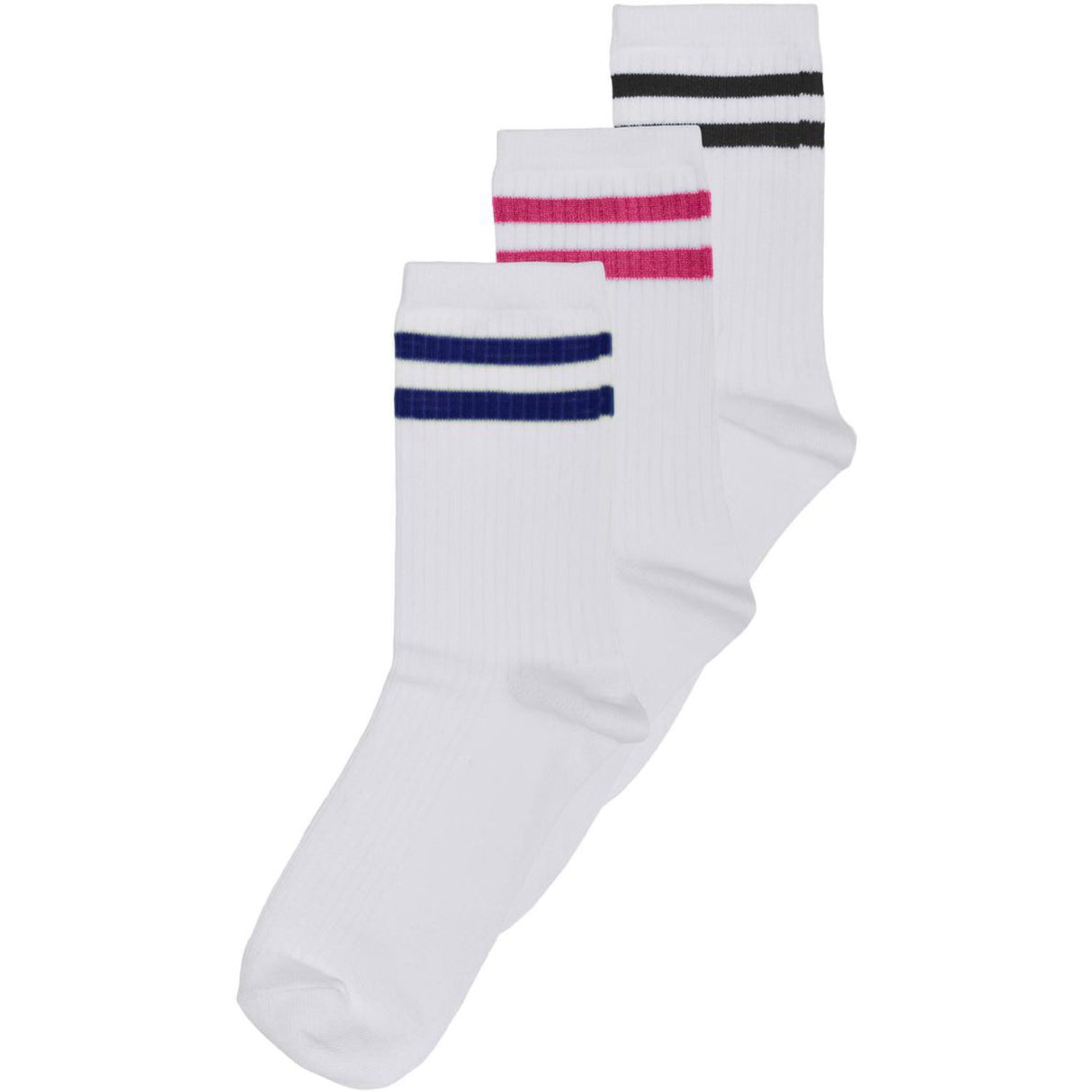 kids ONLY Bright White Annie 3-Pack Socks