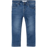 Name It Dark Blue Denim Silas Slim Sweat Jeans Noos