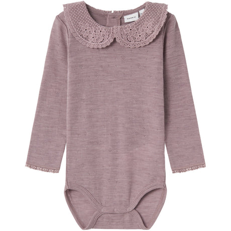 Name It Purple Dove Wang Wool Needle Body With Collar