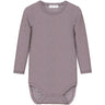 Name It Purple Dove Wang Wool Needle Bodysuit Ls Solid Noos