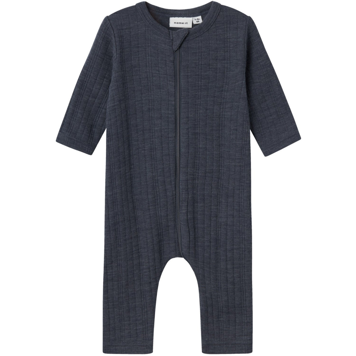 Name It Ombre Blue Wang Wool Needle Nightsuit Solid Noos