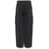 kids ONLY Washed Black Harmony Wide Cargo Carrot Jeans Noos