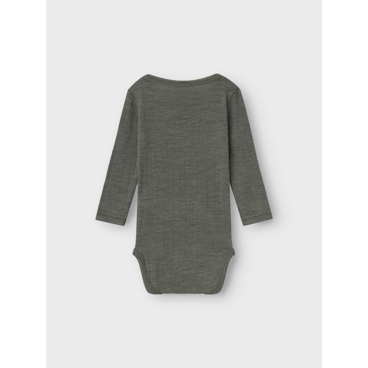 Name It Mulled Basil Wang Wool Needle Bodysuit Ls Solid Noos 3