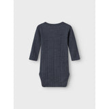 Name It Ombre Blue Wang Wool Needle Bodysuit Ls Solid Noos 5