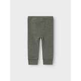 Name It Mulled Basil Wang Wool Needle Long Johns Solid Noos 3