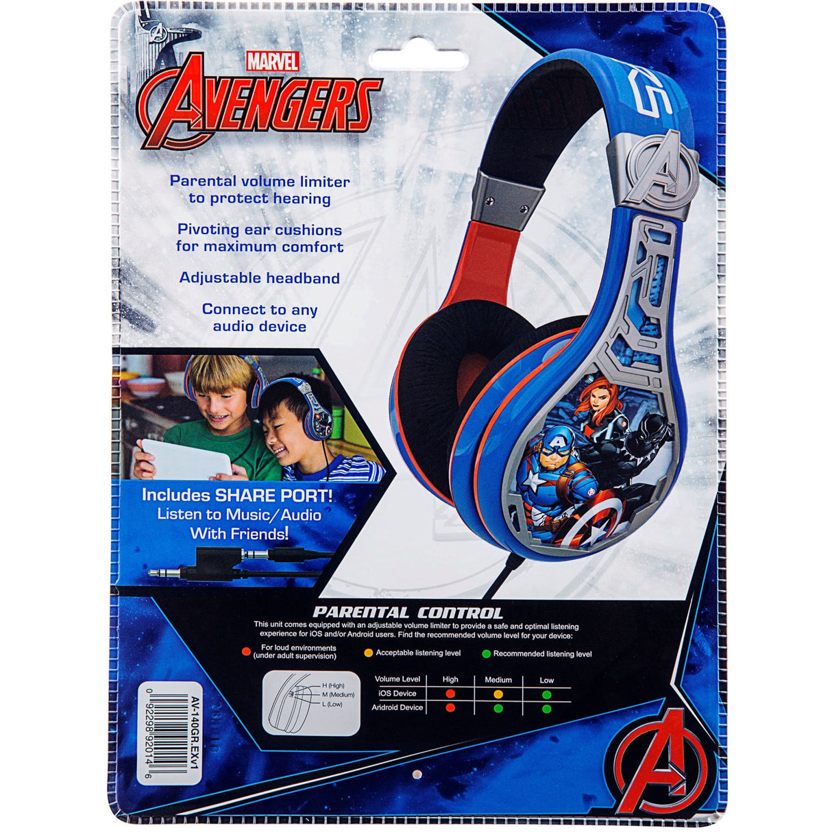 eKids Avengers Youth Headphones 7