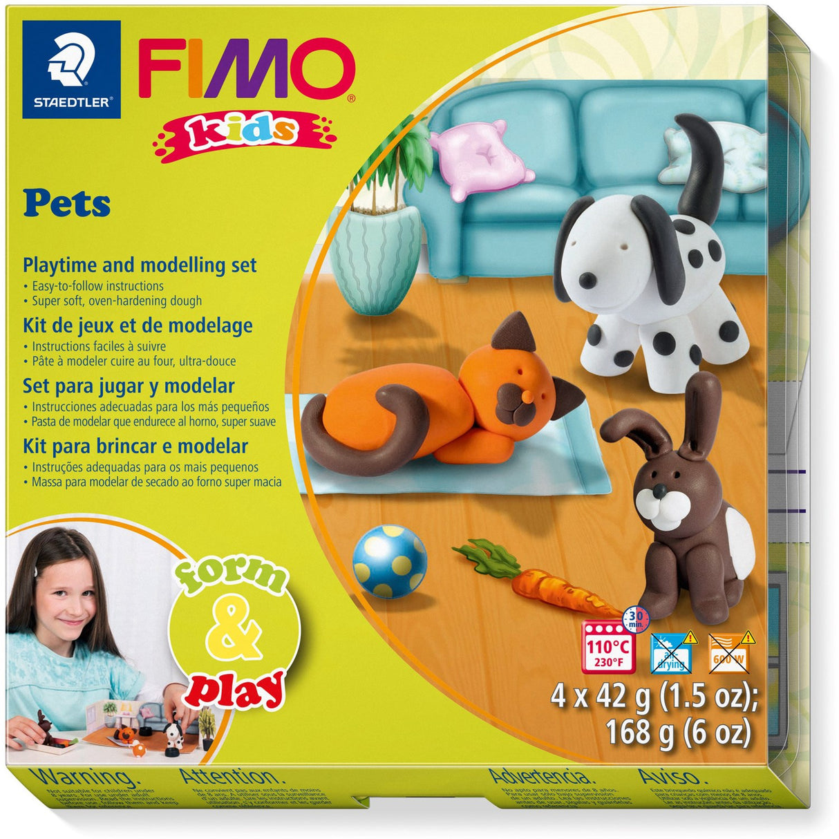 Staedtler Play Dough Fimo Kids Pets