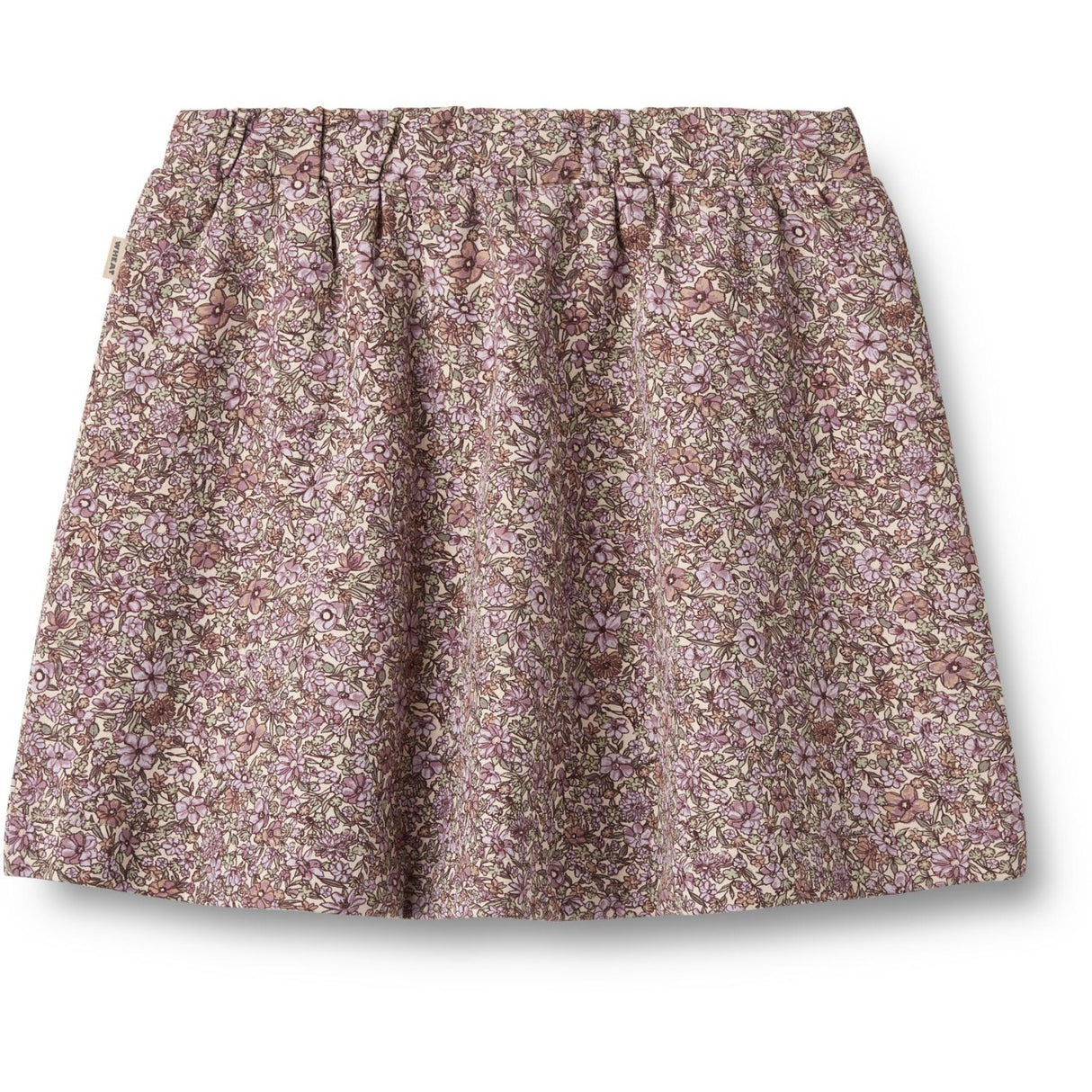 Wheat Lilac Flowers Sweat Skirt Manuella