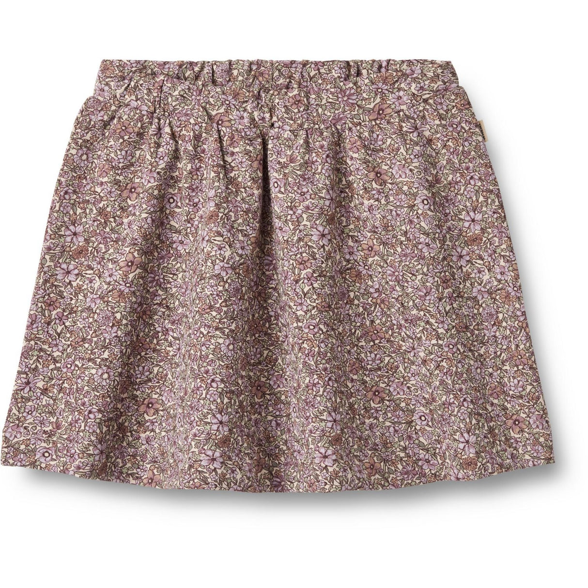 Wheat Lilac Flowers Sweat Skirt Manuella