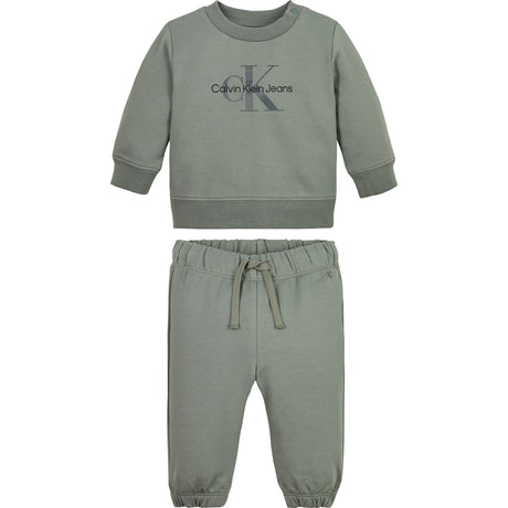 Calvin Klein Meteor Green Monochram  CN Sweat Set