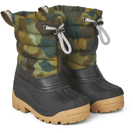 Angulus Camo Print Thermo Boot with Wool Lining