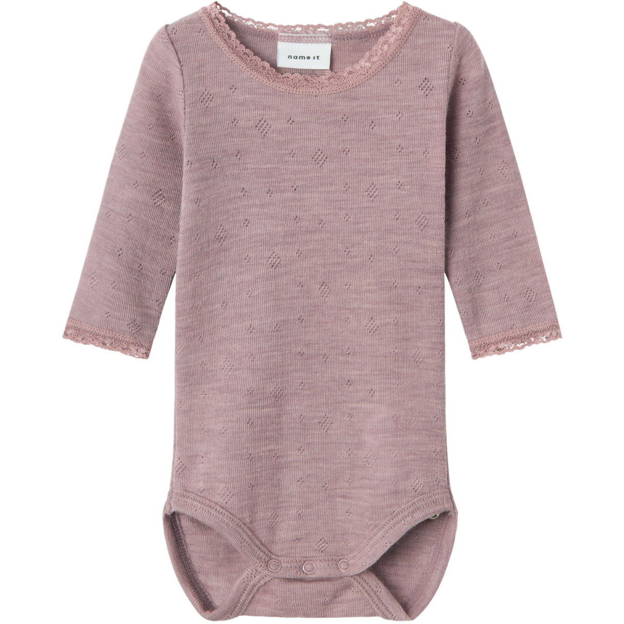 Name It Purple Dove Wang Wool Needle Body Solid Noos