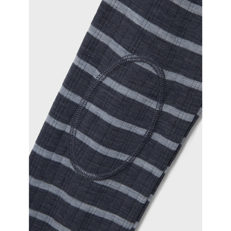 Name It Ombre Blue Wang Wool Needle Long Johns Stripe 2