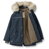 Wheat Dark Blue Jacket Kasper Tech