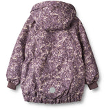 Wheat Purple Tulips Jacket Tove Tech