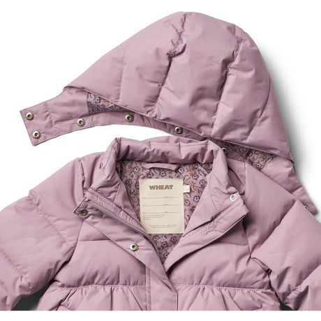 Wheat Soft Lilac Puffer Jacket Karla