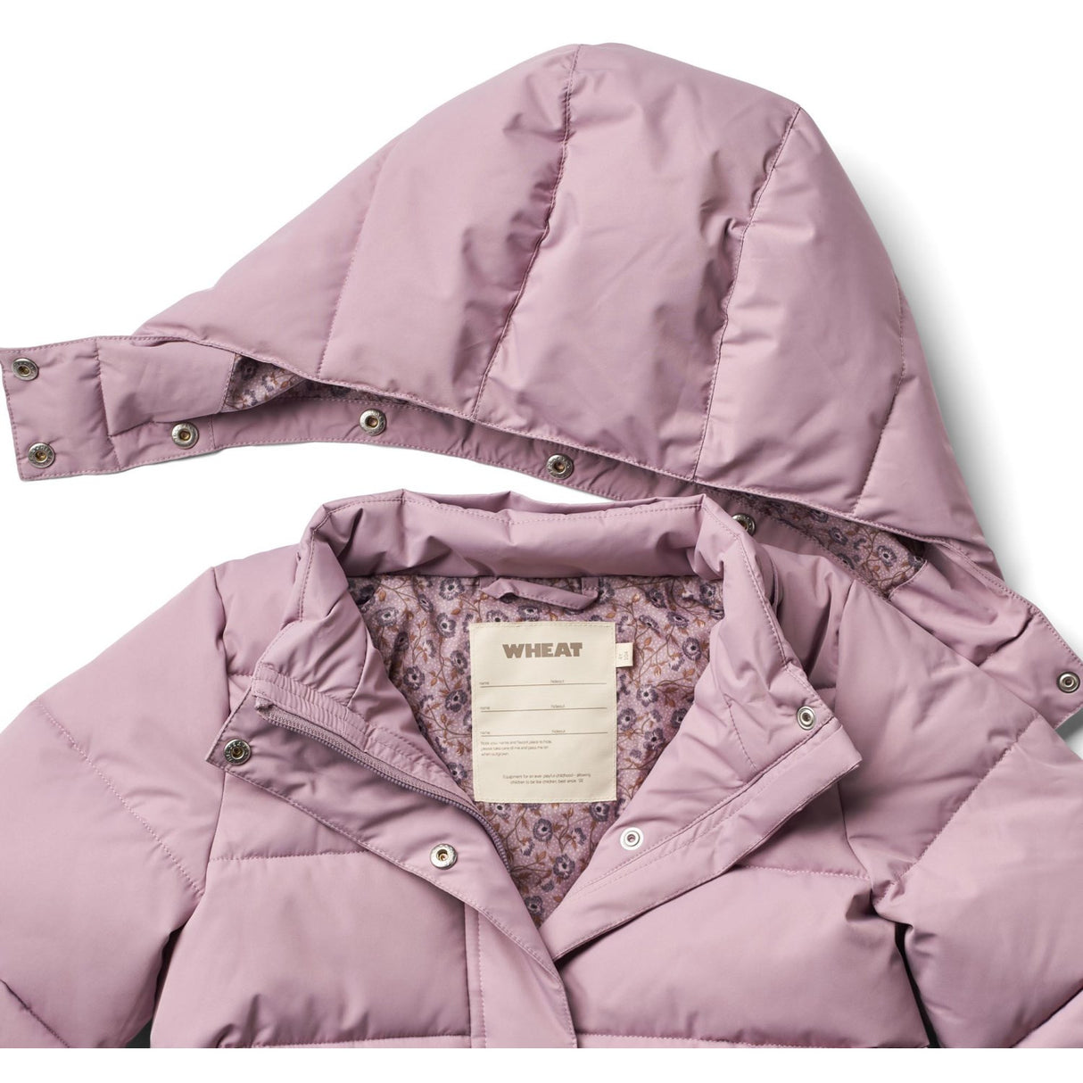 Wheat Soft Lilac Puffer Coat Yrsa