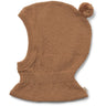 Wheat Caramel Knitted Balaclava Pomi