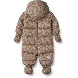 Wheat Caramel Anemones Puffer Baby Suit Edem