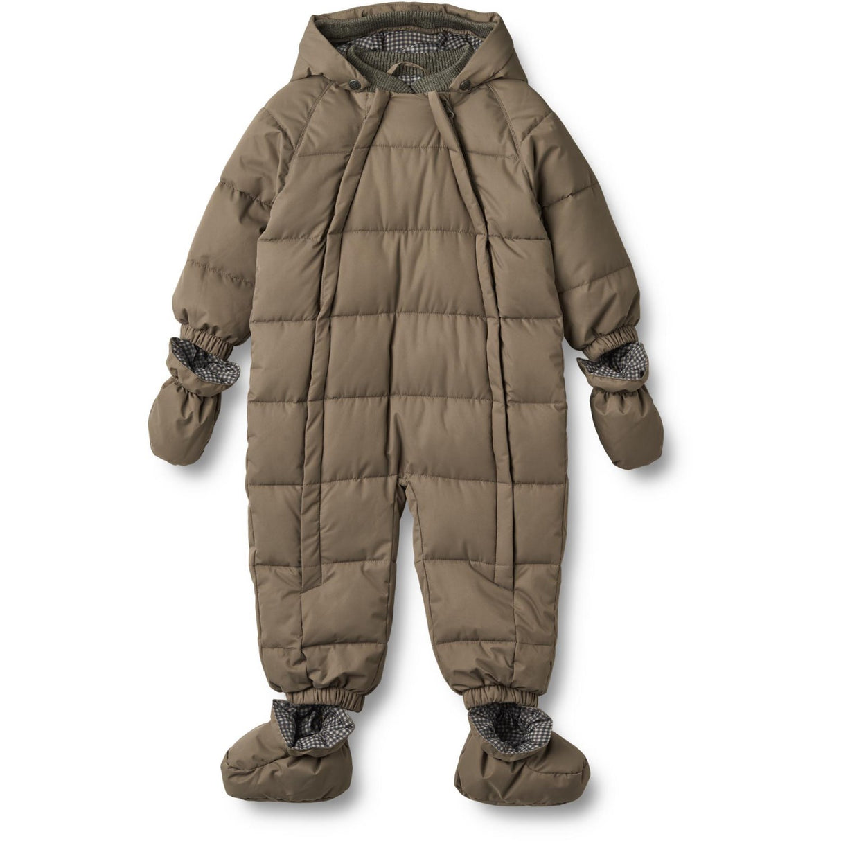 Wheat Dry Wood Puffer Baby Suit Edem