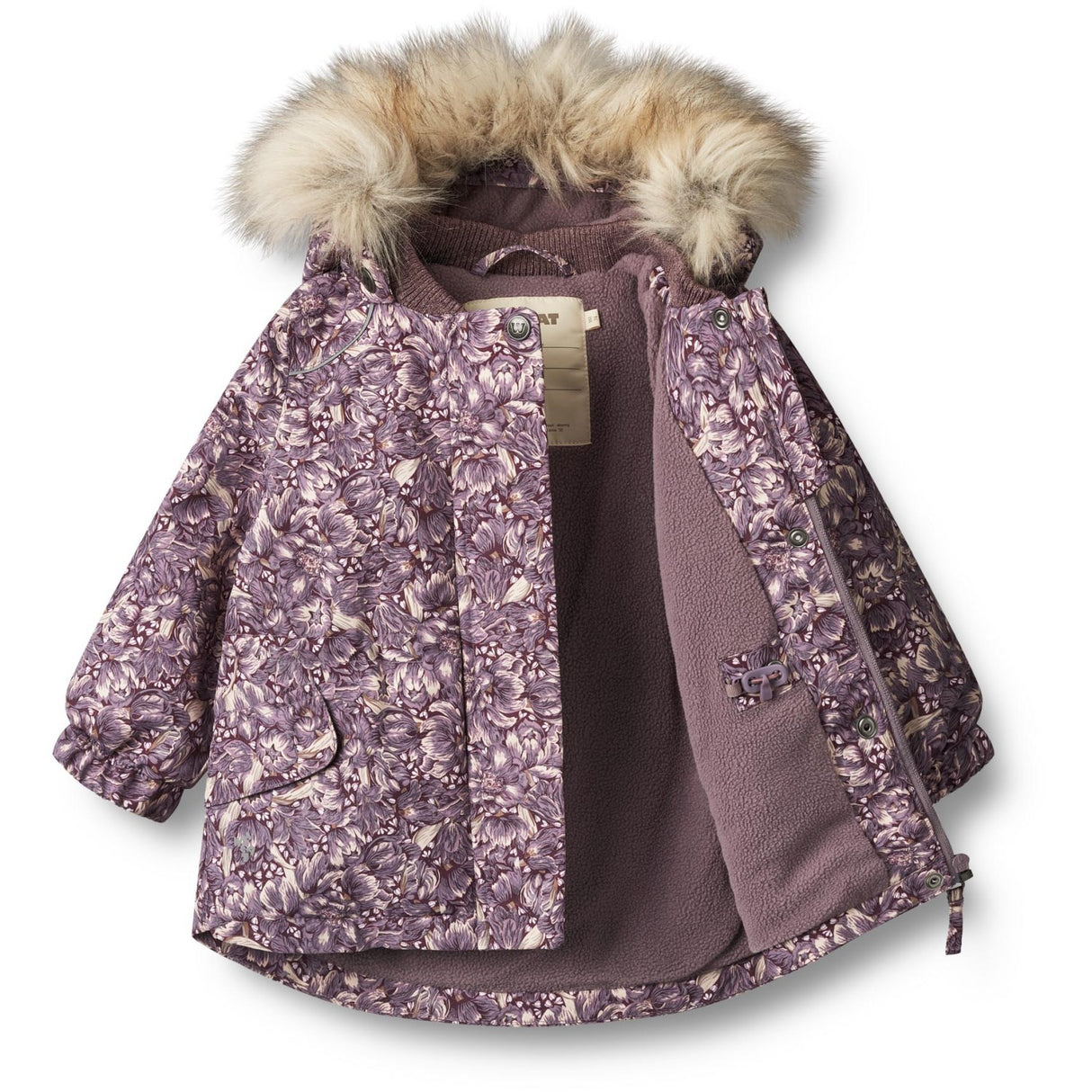 Wheat Purple Tulips Jacket Mathilde Tech