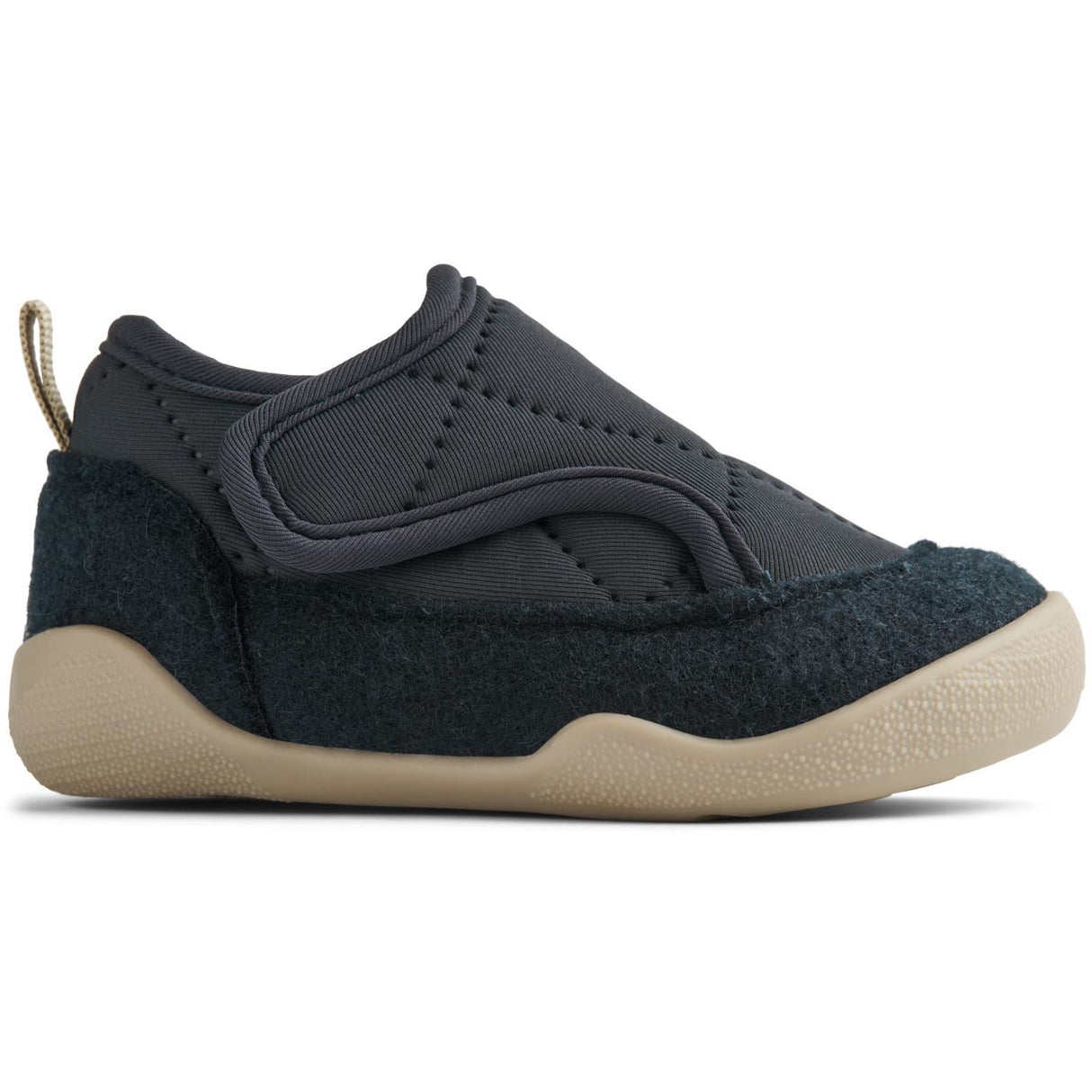 Wheat Navy Indoor Shoe Mulle