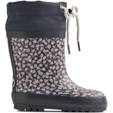 Wheat Raining Flowers Rubber Boot Thermo Print