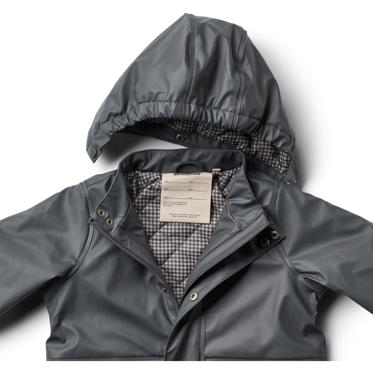 Wheat Dark Ink Thermo Rain Coat Aju