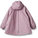 Wheat Soft Lilac Flowers Thermo Rain Jacket Rika