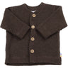 Joha Wool Dark Brown Cardigan