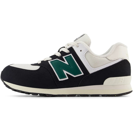 New Balance Black 574 Kids Lace Sneakers