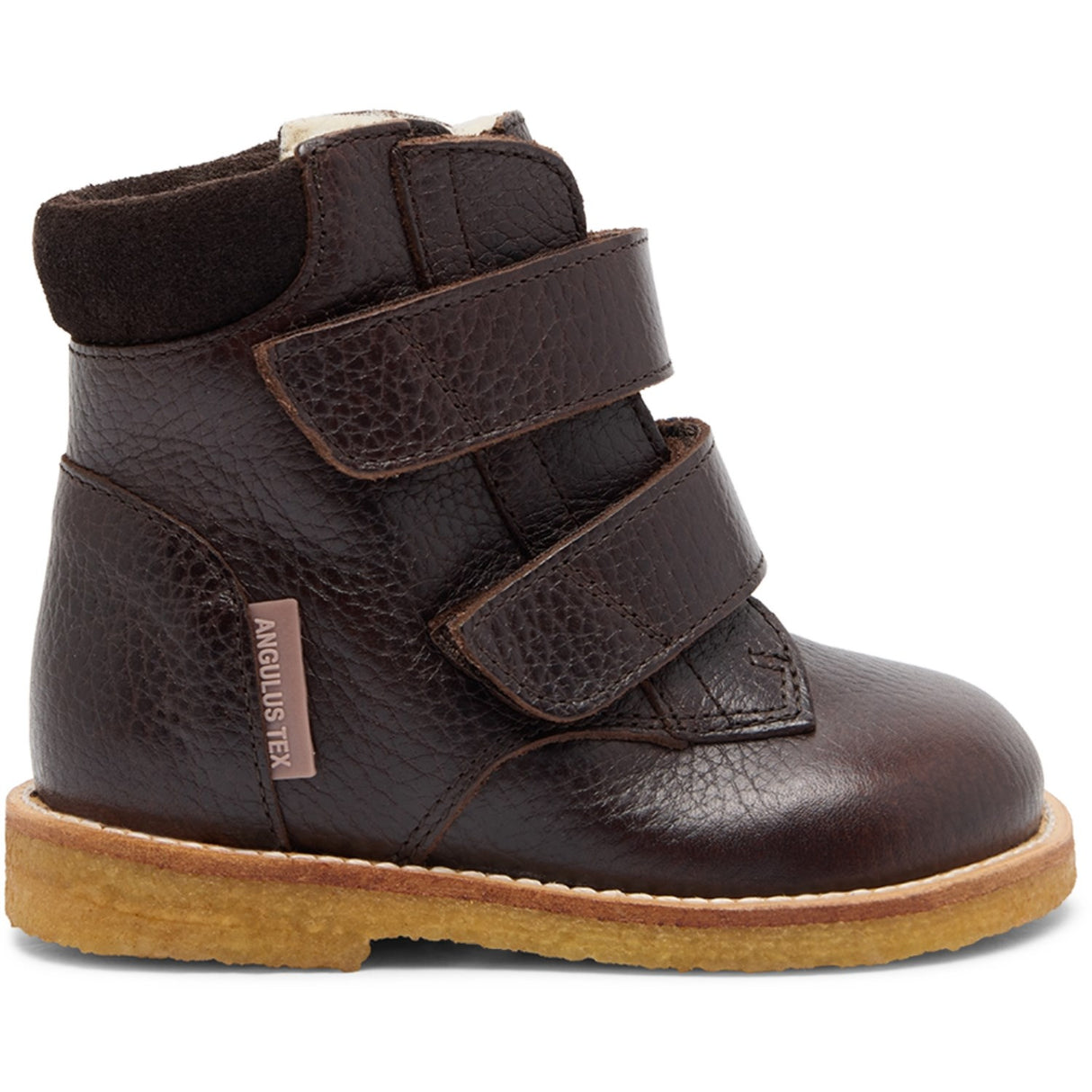 Angulus Dark Brown/Dark Brown Beginners Tex-Boot Med Velcro Closure