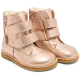 Angulus Copper/Maple Glitter Tex Boot with Velcro Closure